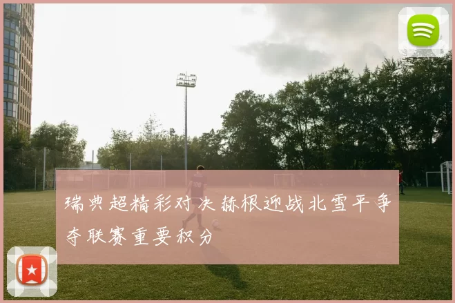 瑞典超精彩对决赫根迎战北雪平争夺联赛重要积分